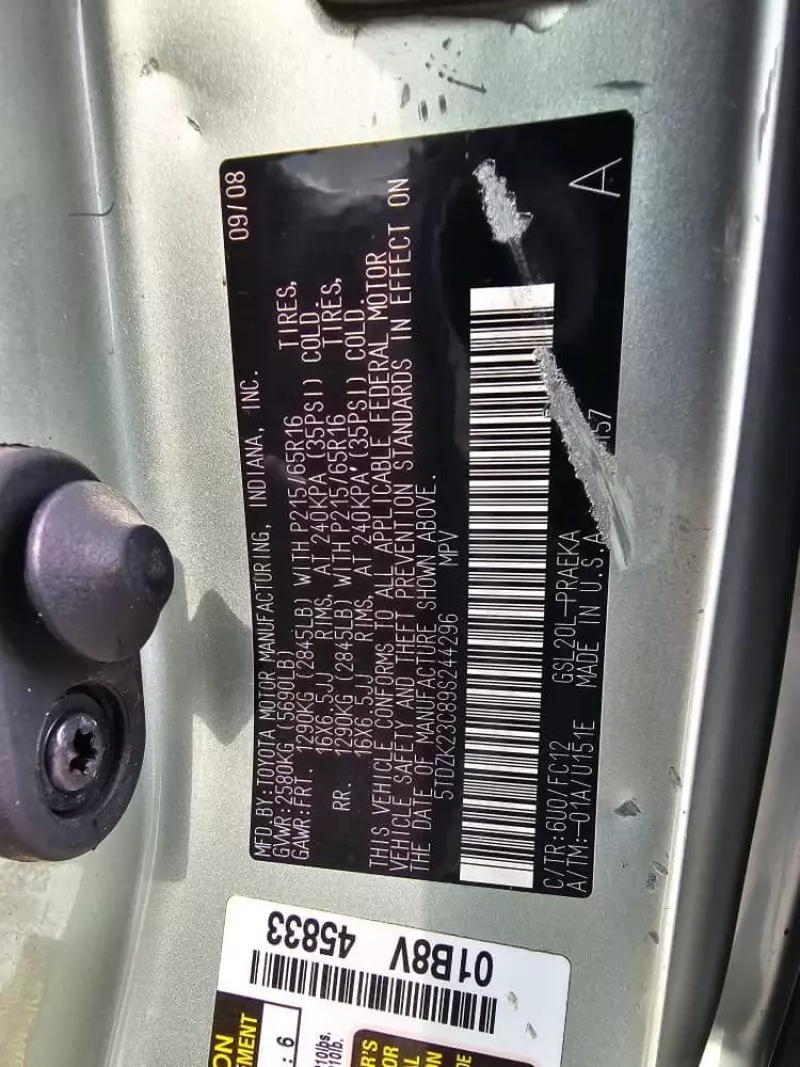 Toyota Sienna   - 2006