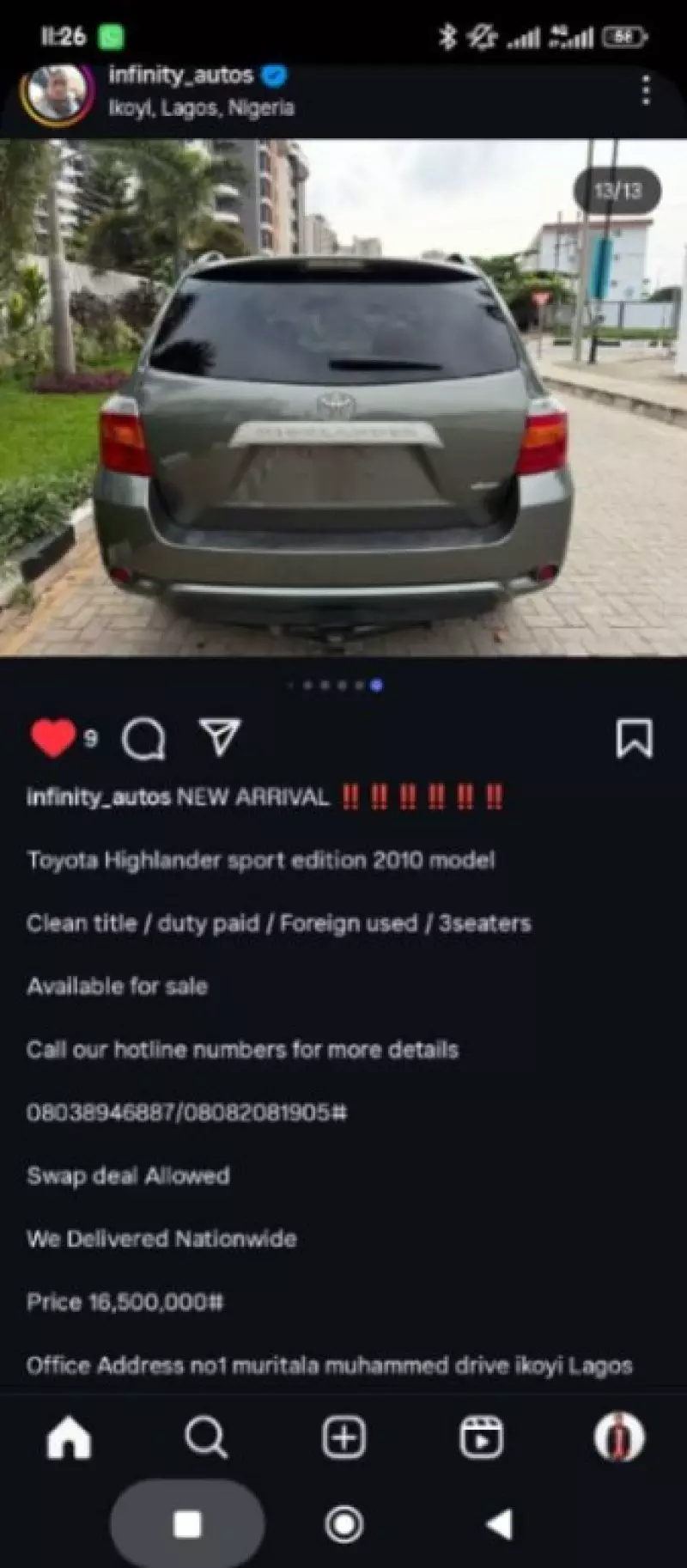 Toyota Highlander   - 2010