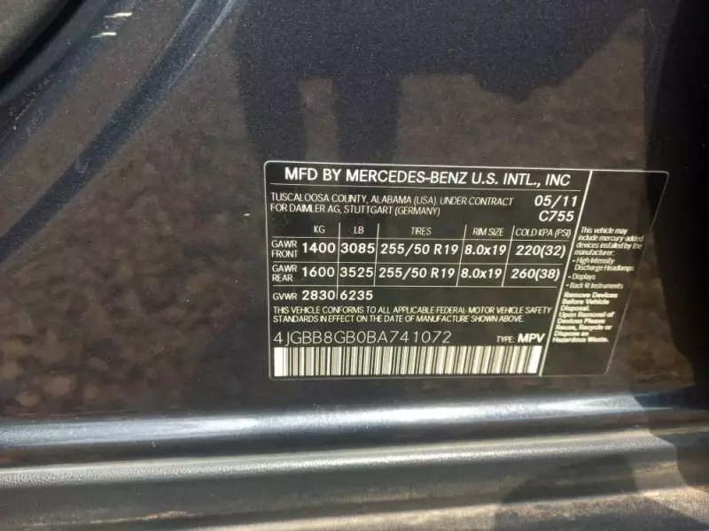 Mercedes-Benz ML 350 - 2011