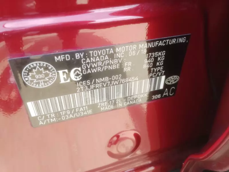 Toyota RAV 4   - 2018