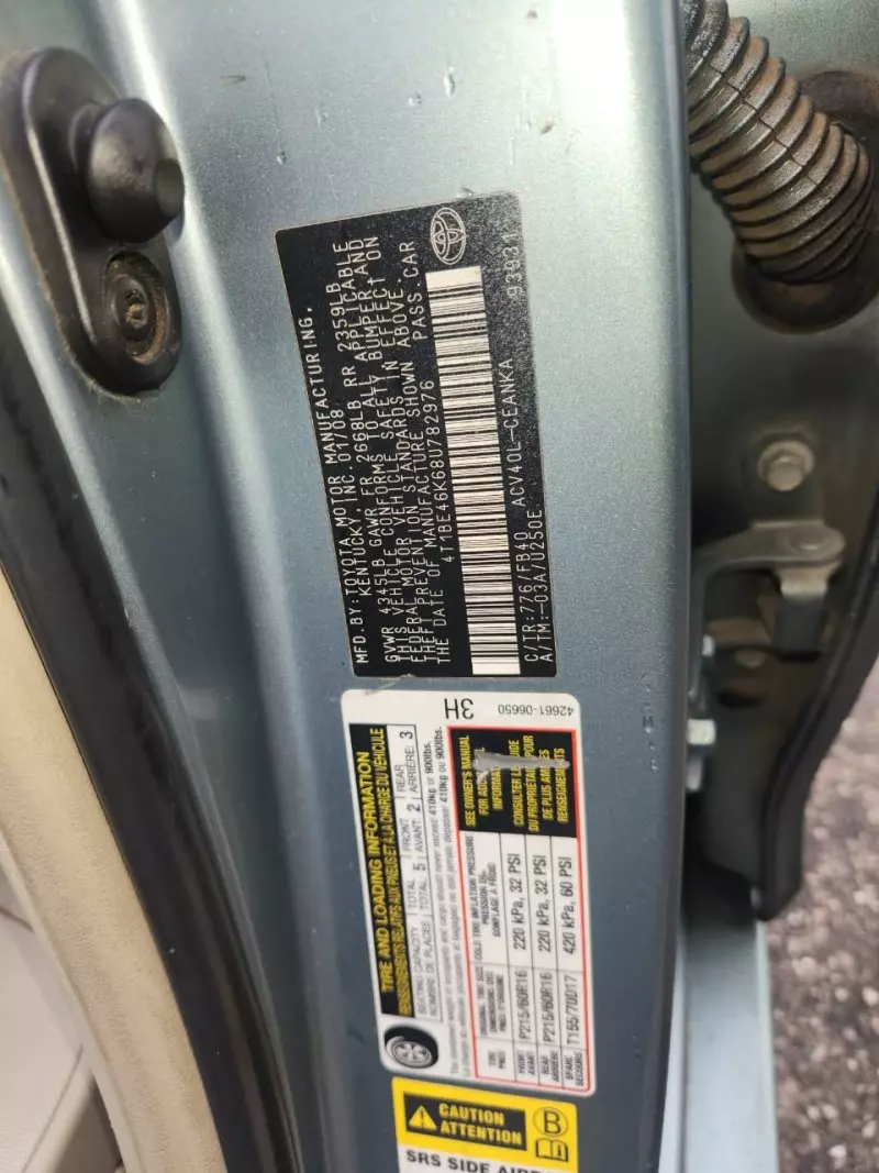 Toyota Camry   - 2008