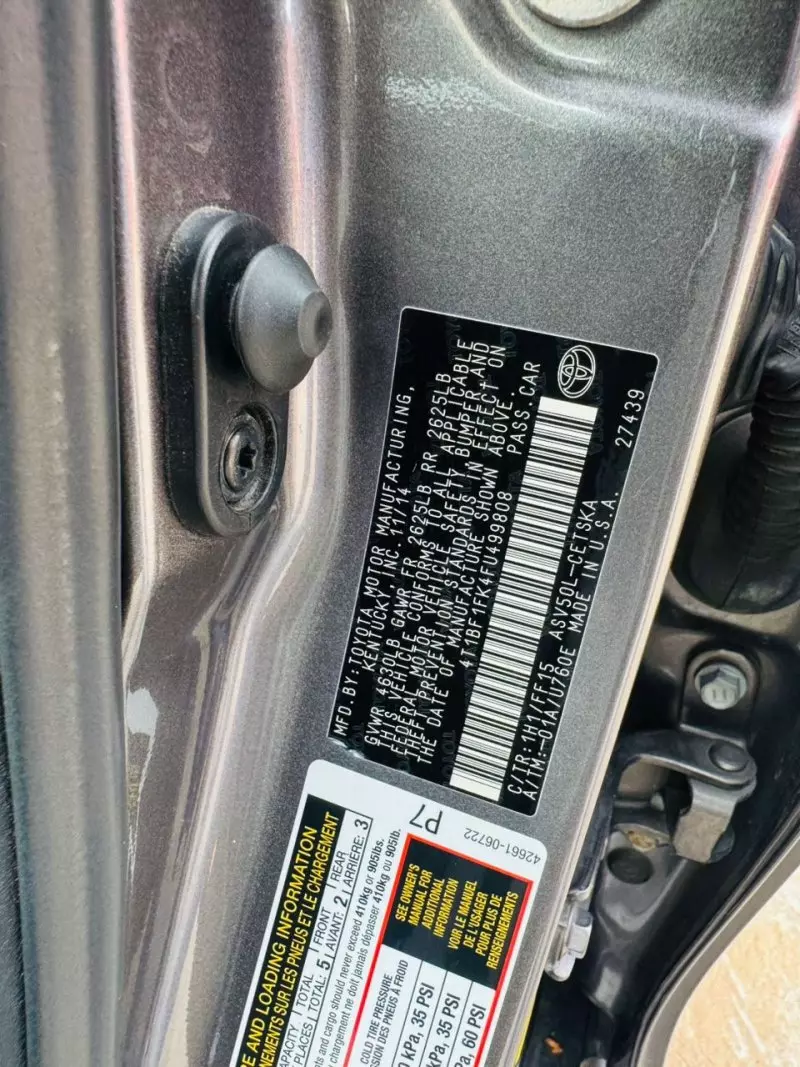 Toyota Camry   - 2015