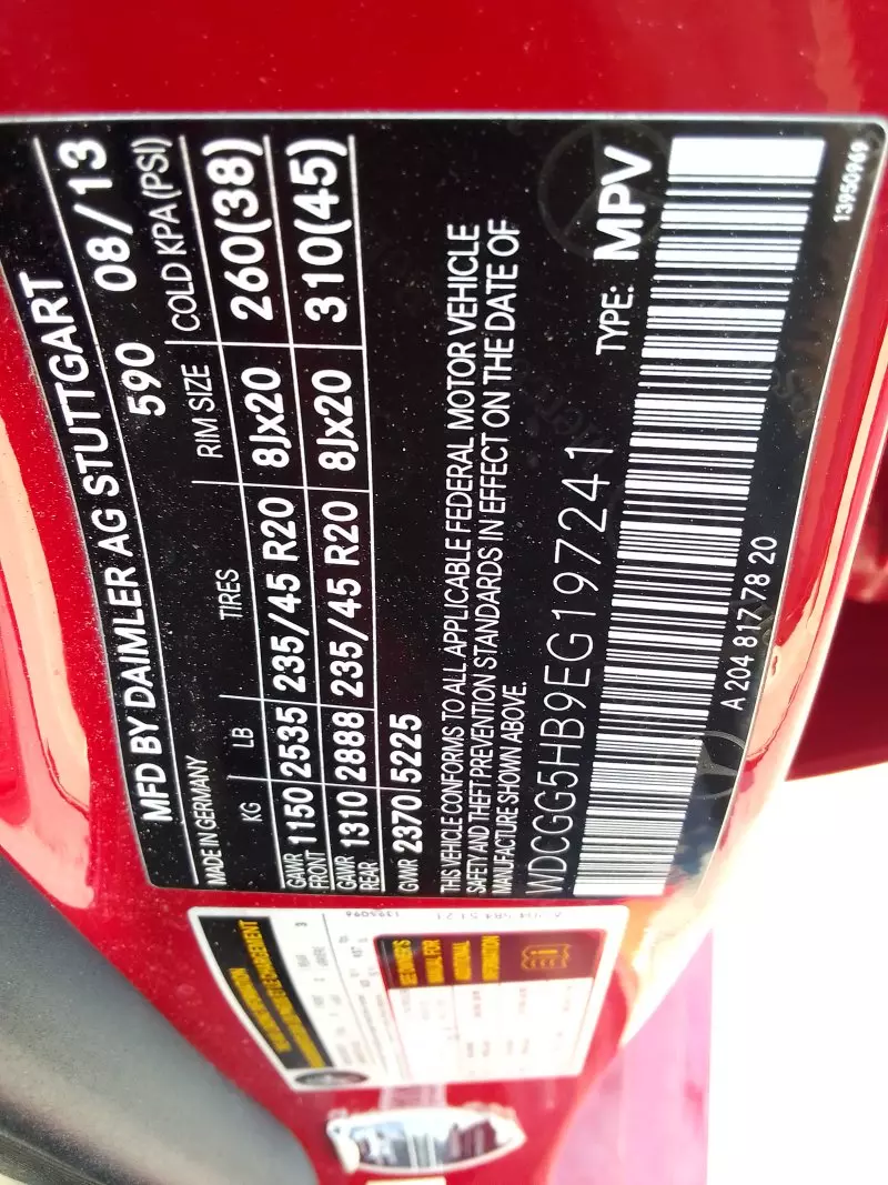 Mercedes-Benz GLK 350 - 2014