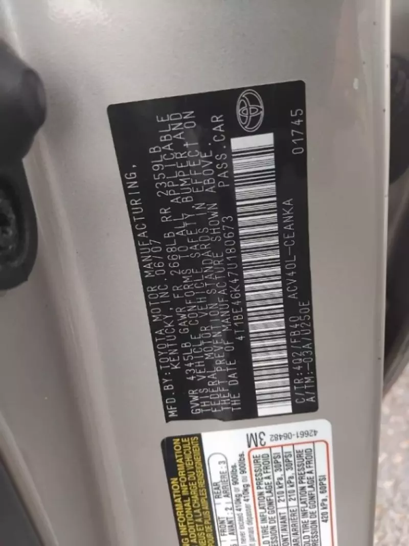 Toyota Camry   - 2008