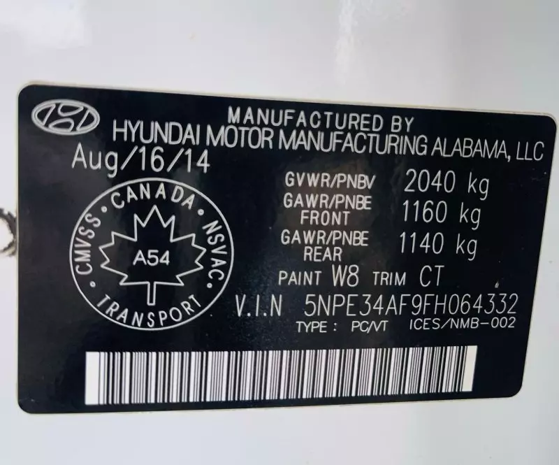 Hyundai Sonata   - 2015