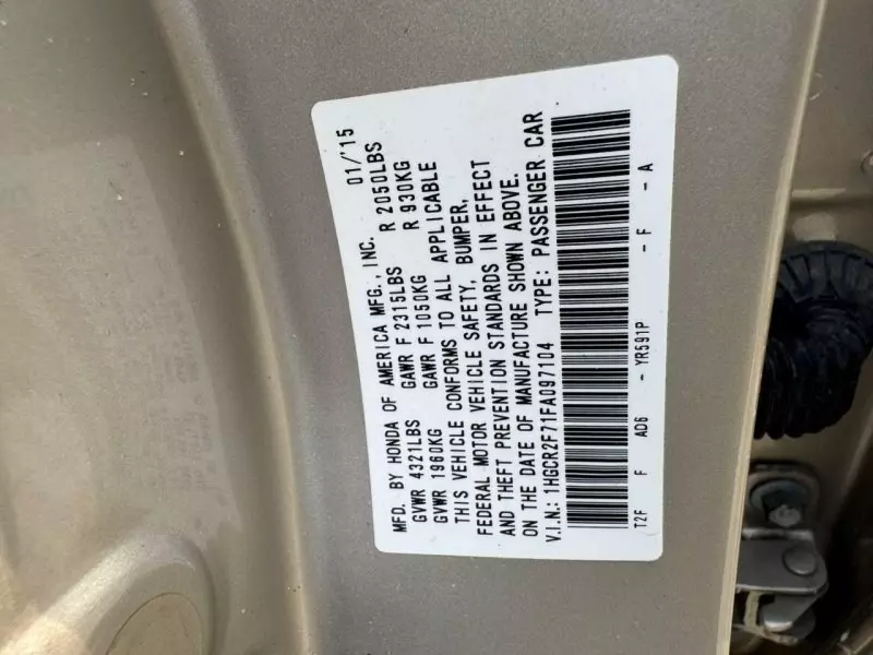 Honda Accord   - 2015