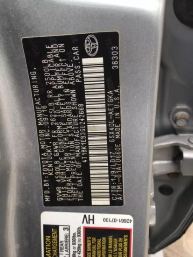 Toyota Avalon   - 2016