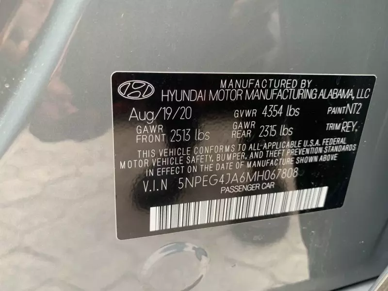 Hyundai Sonata   - 2021