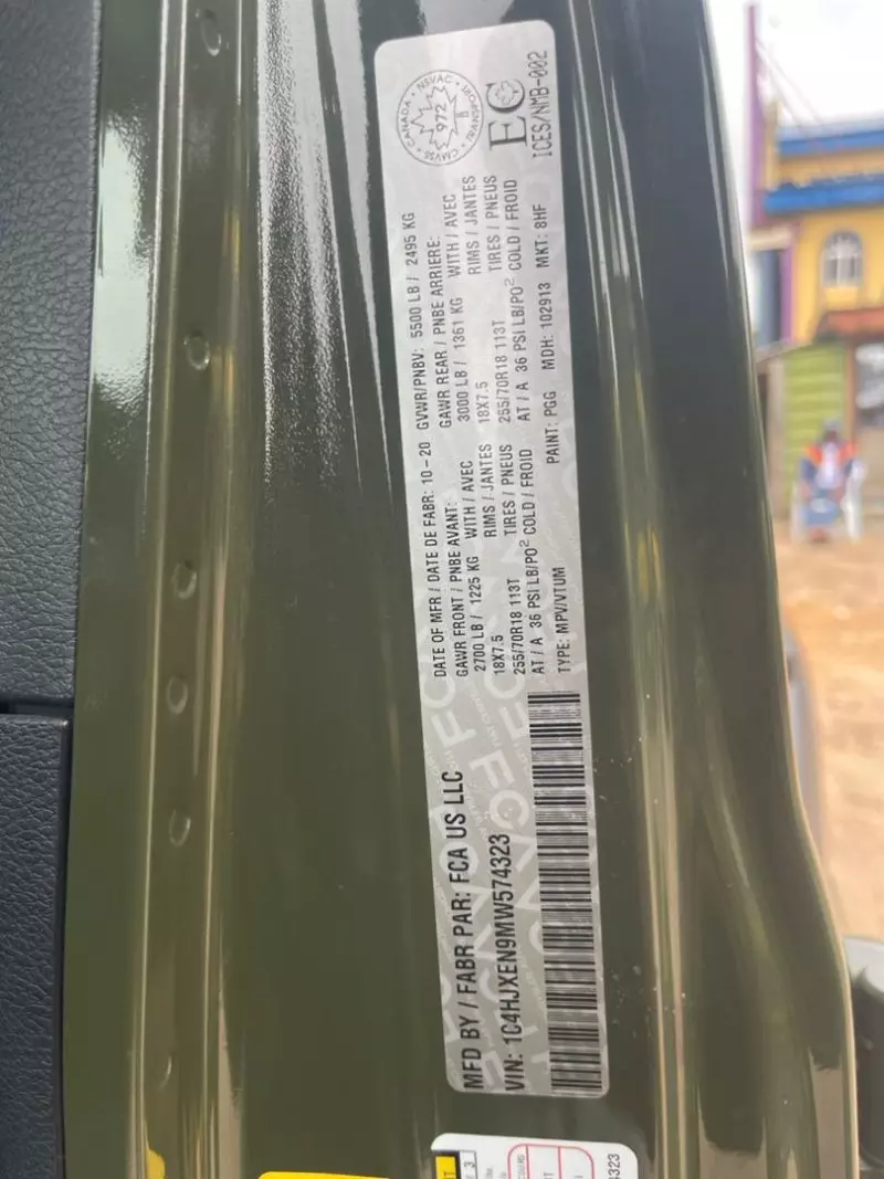 JEEP Wrangler Sahara   - 2021