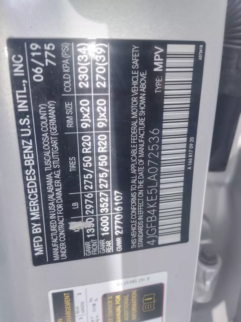 Mercedes-Benz GLE-Class   - 2020