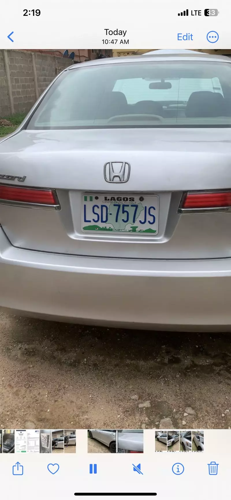 Honda Accord   - 2012