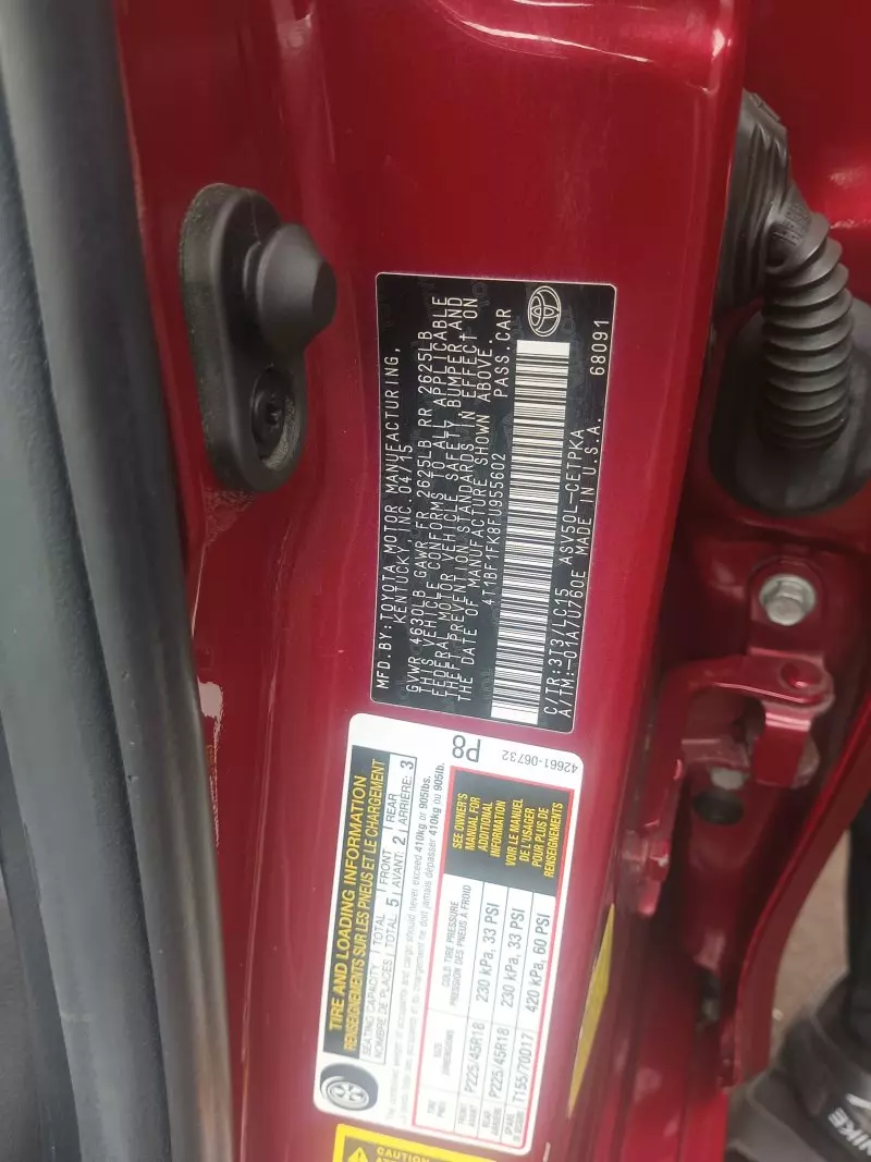 Toyota camry   - 2016