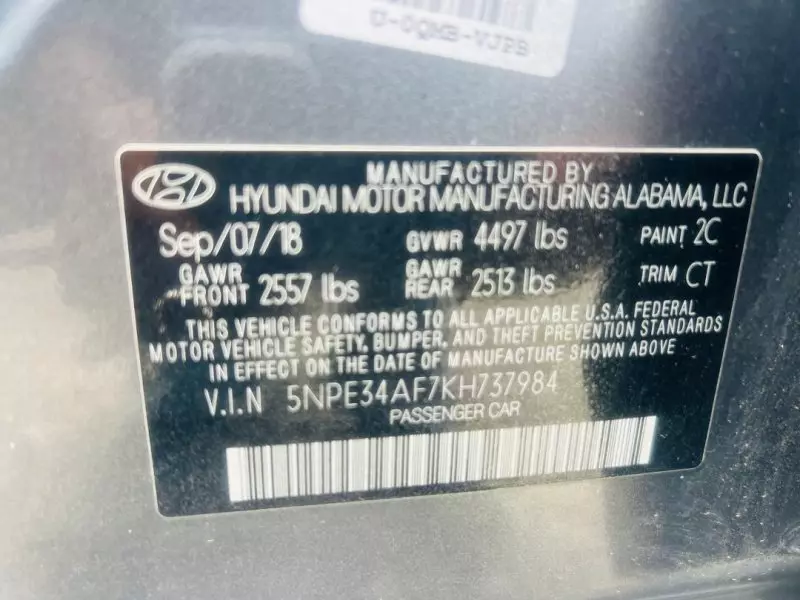 Hyundai Sonata - 2019