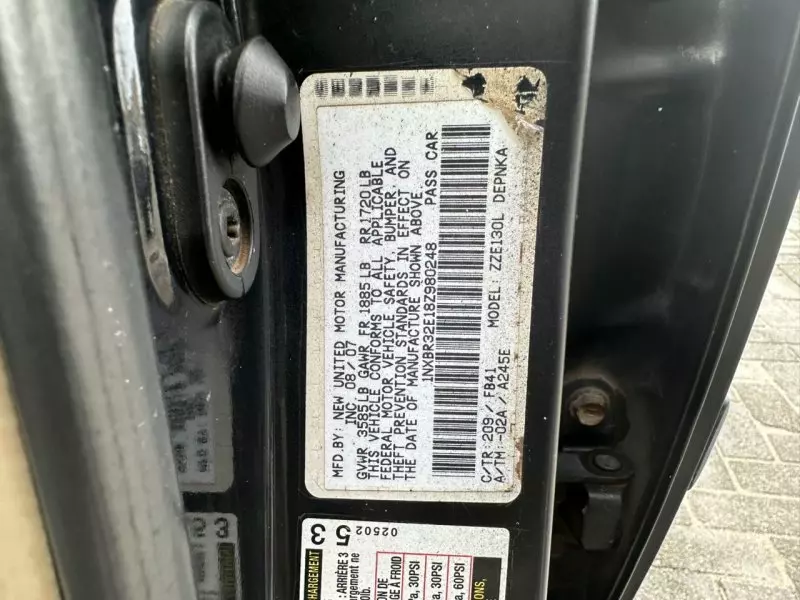 Toyota Corolla   - 2008