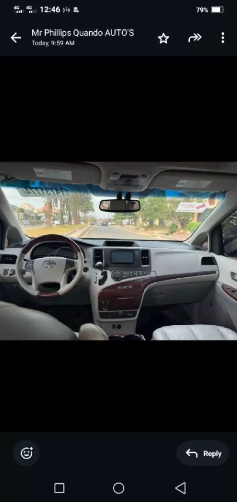 Toyota Sienna   - 2012