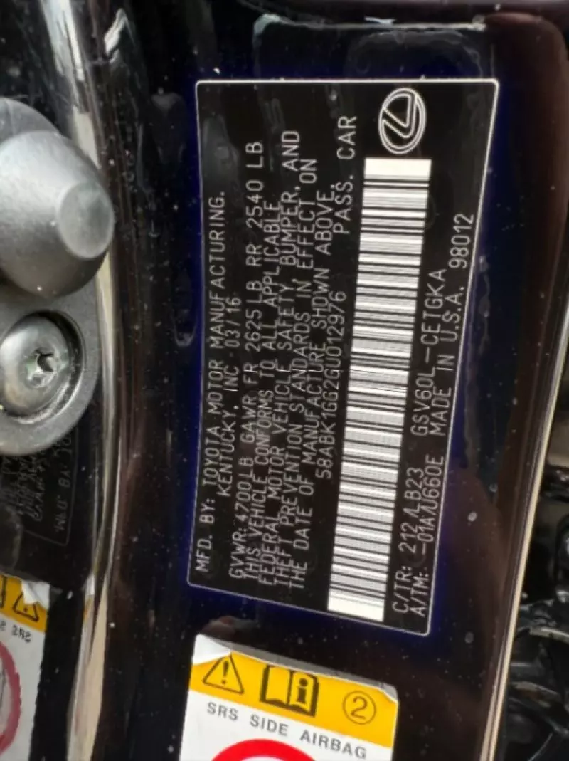 Lexus ES 350   - 2016