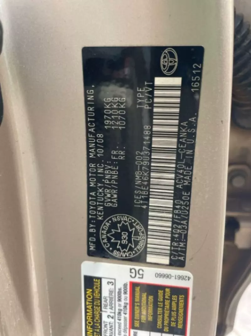 Toyota Camry   - 2009