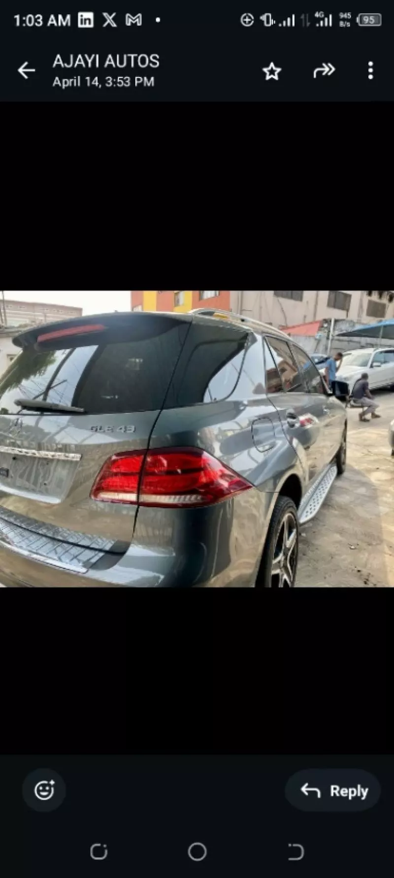 Mercedes-Benz GLE 43 AMG   - 2017