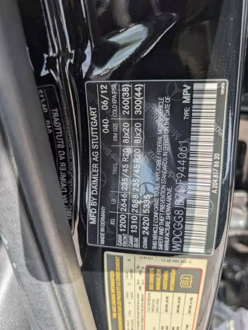 Mercedes-Benz GLK 350   - 2013