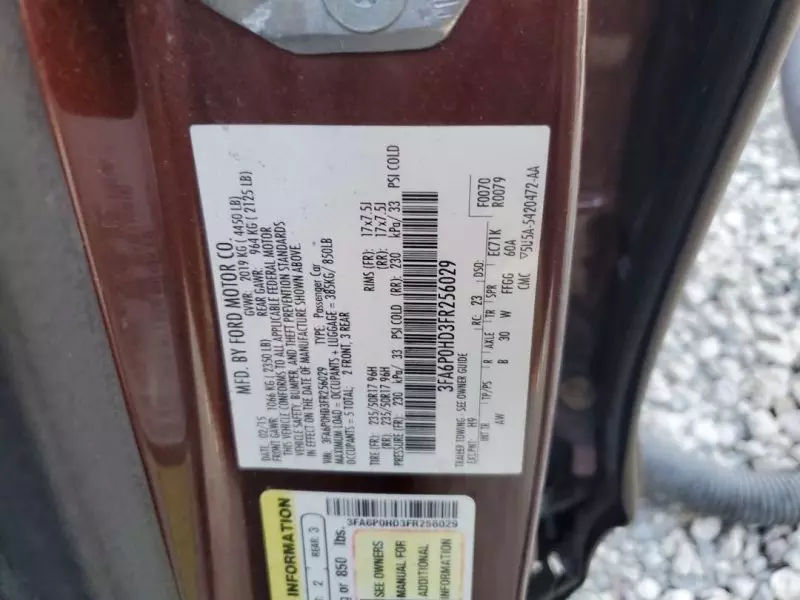 Ford Fusion   - 2015