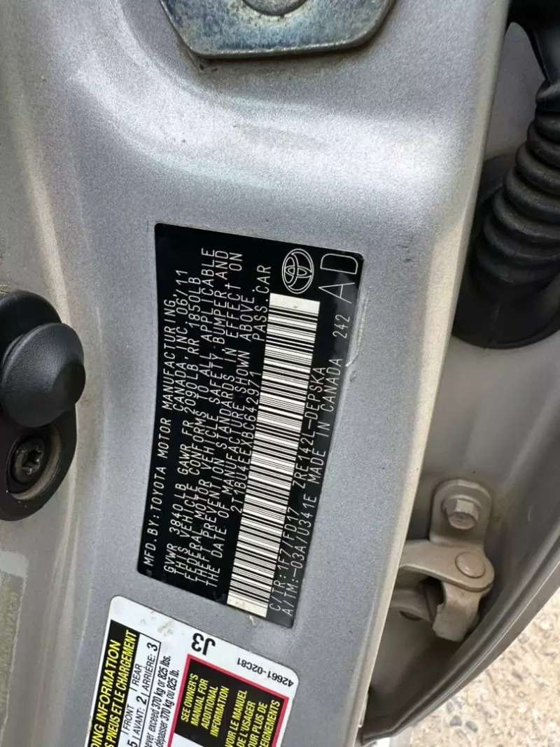 Toyota Corolla   - 2012