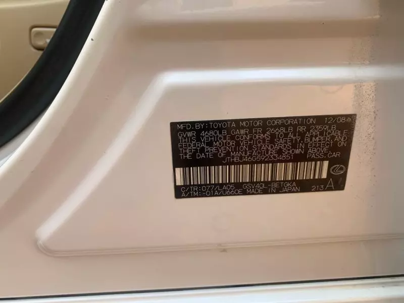 Lexus ES 350   - 2009