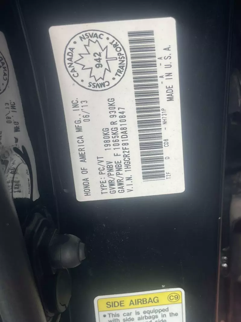 Honda Accord   - 2013