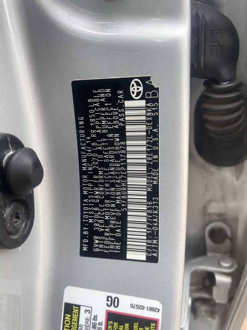 Toyota Corolla   - 2014