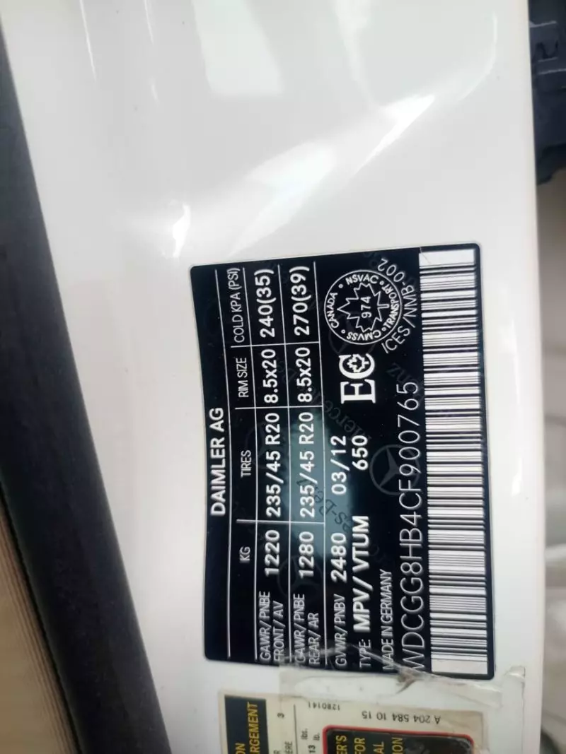 Mercedes-Benz GLK 350   - 2012