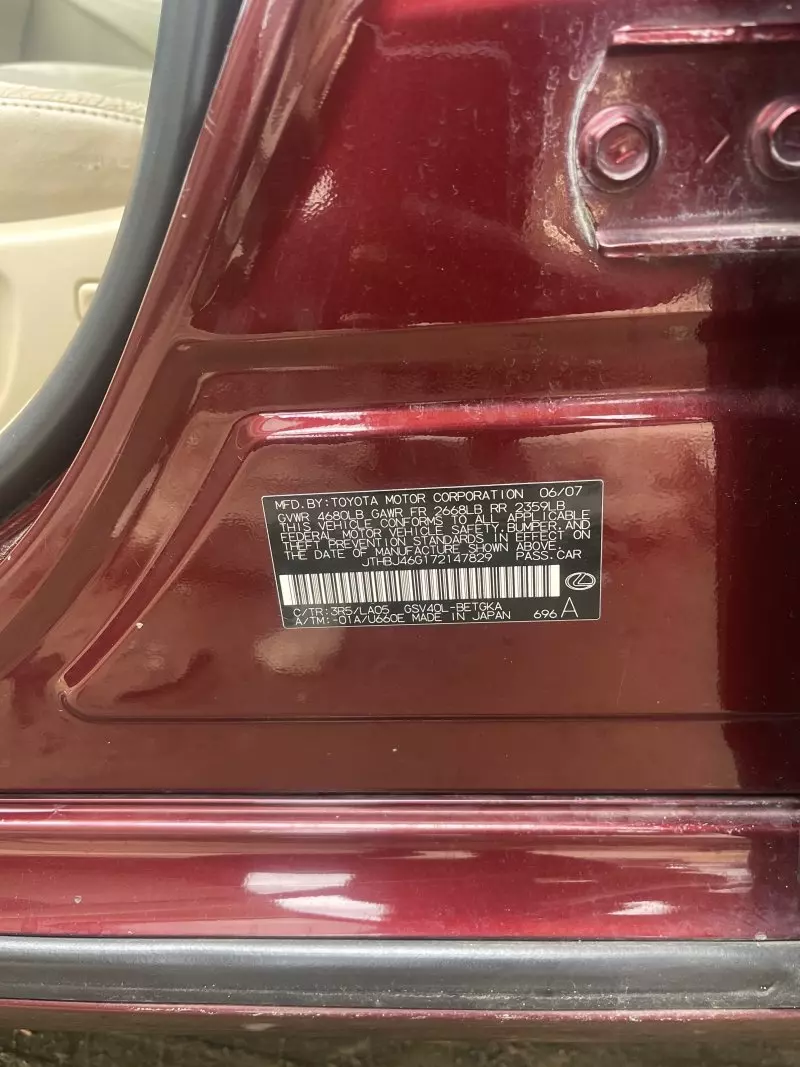 Lexus ES 350   - 2007
