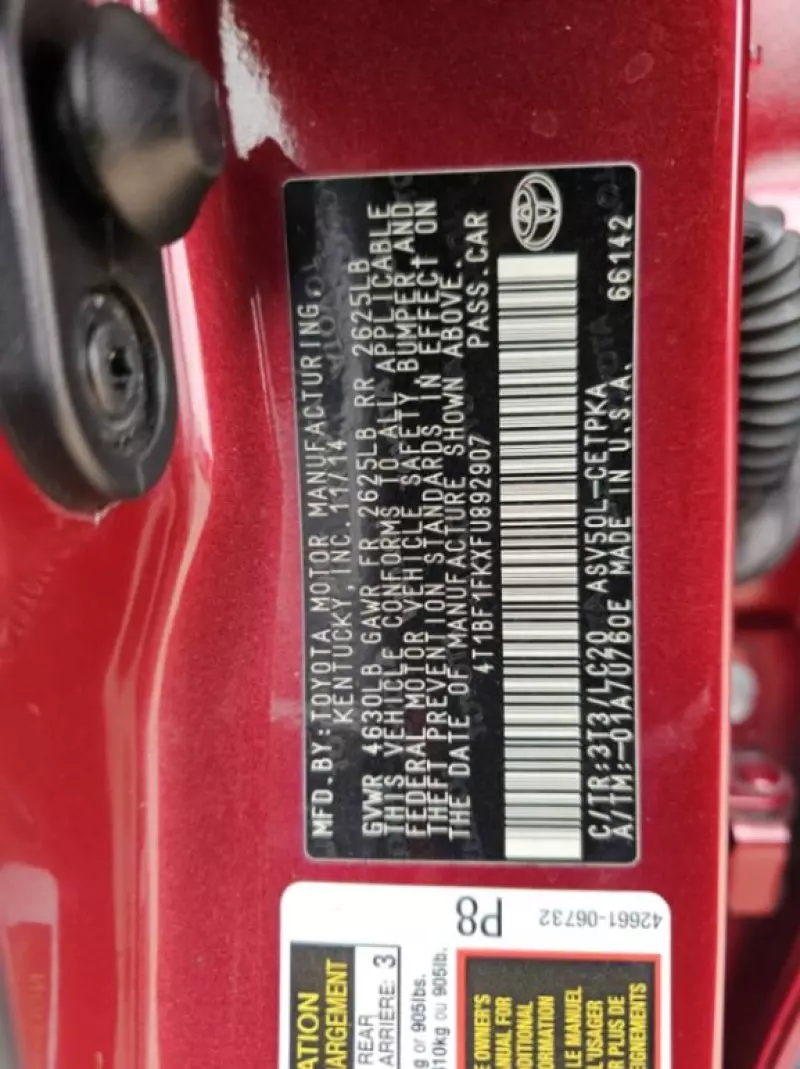 Toyota Camry   - 2015