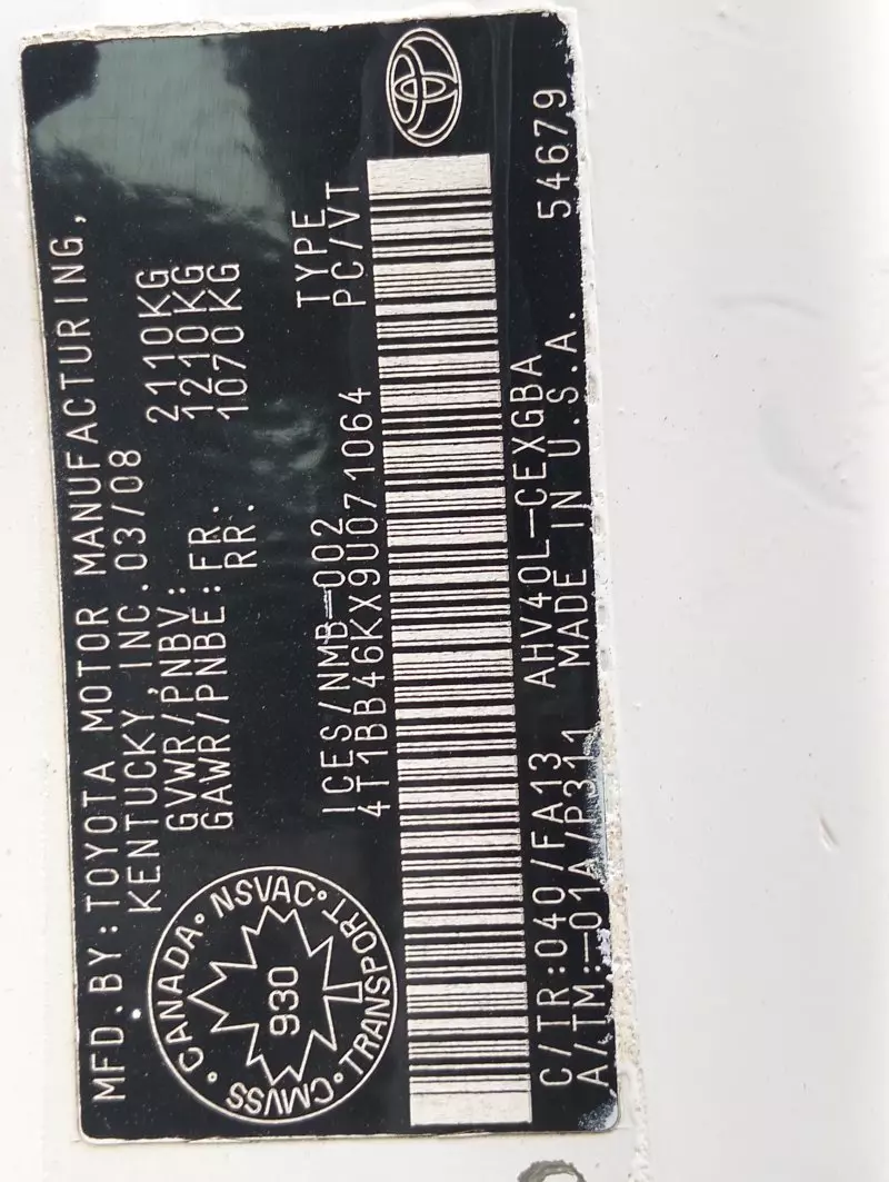 Toyota Camry   - 2009