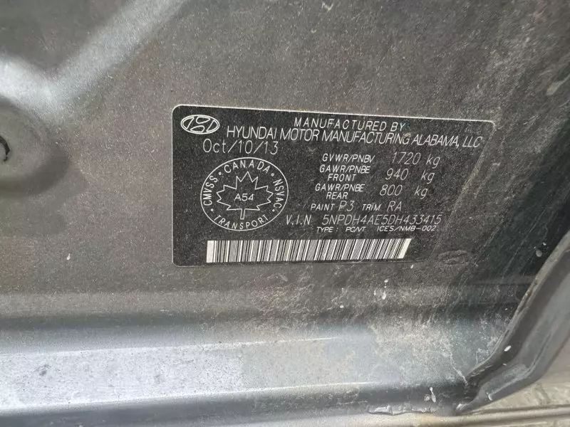 Hyundai Elantra   - 2014