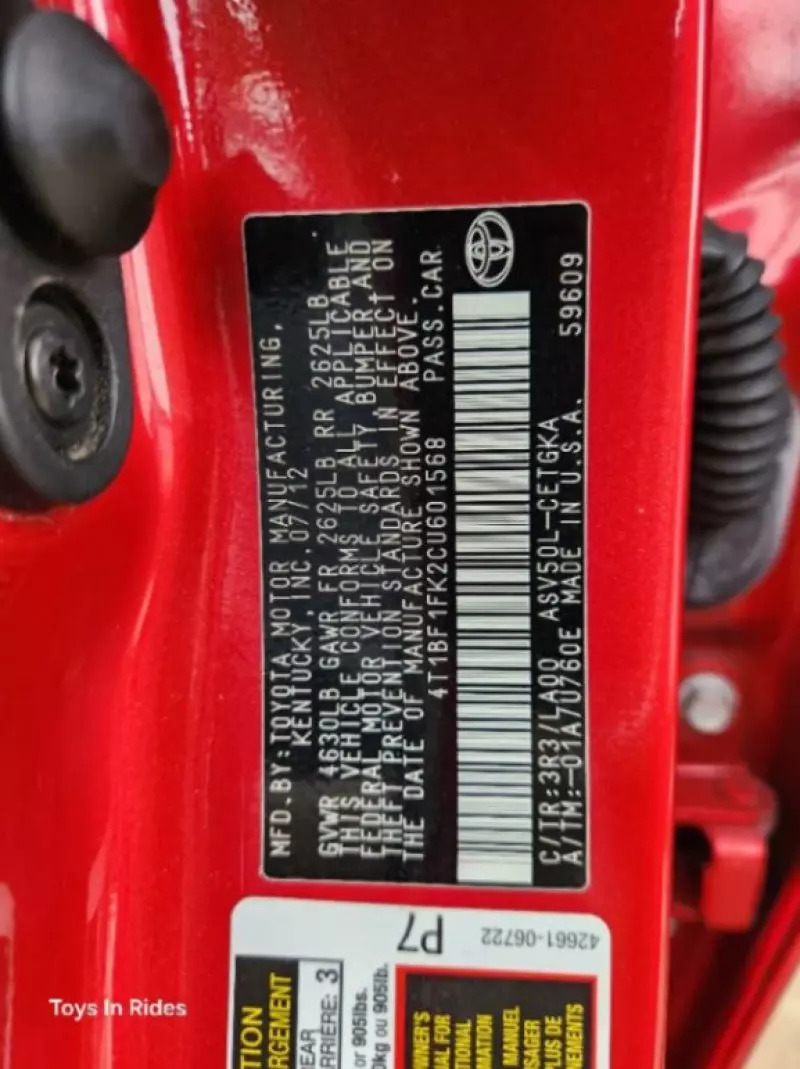 Toyota camry   - 2013