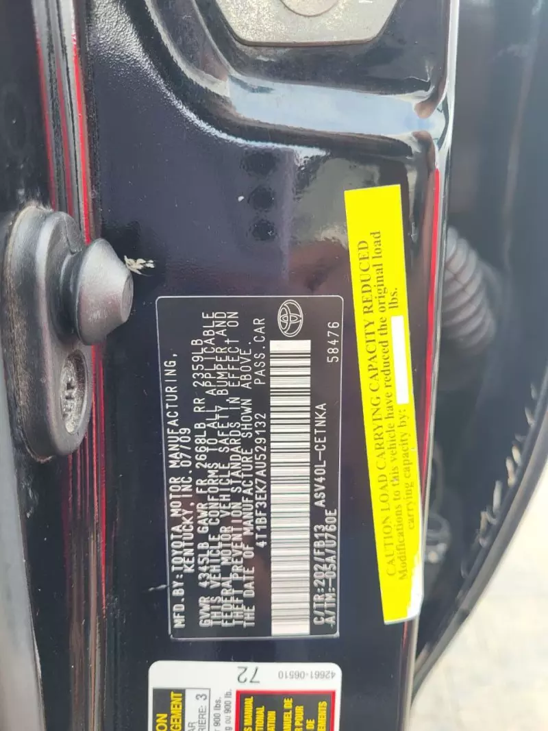 Toyota Camry   - 20110