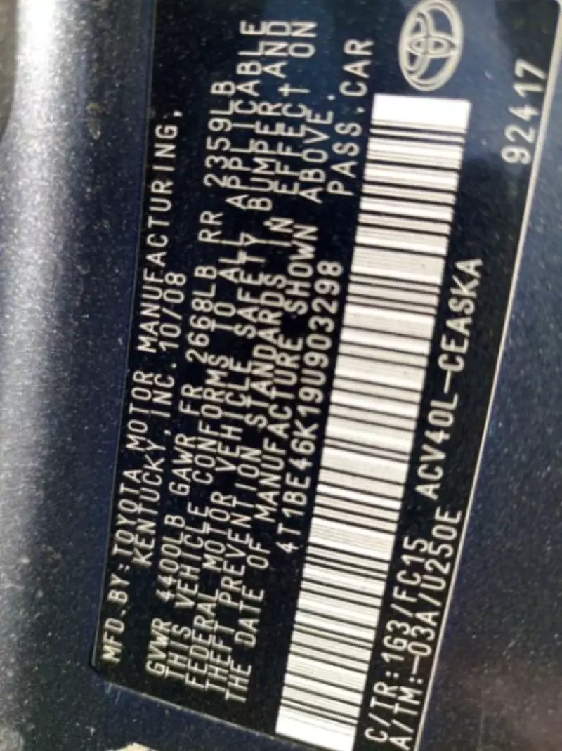 Toyota Camry   - 2009