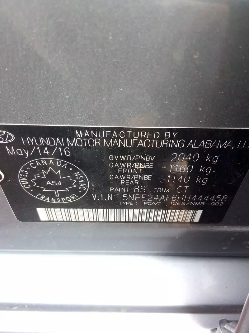Hyundai SONATA 2,0L BVA GL   - 2017
