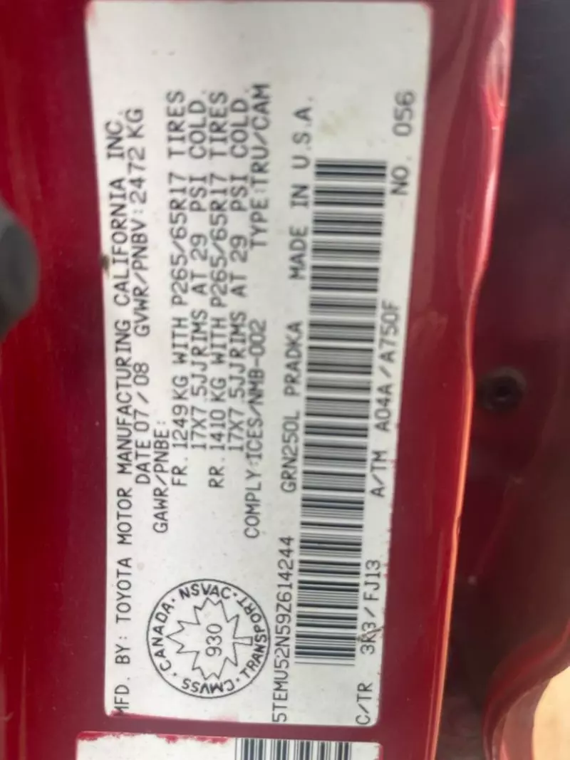 Toyota Tacoma   - 2008