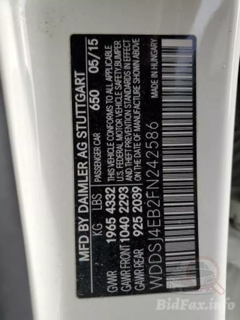 Mercedes-Benz CLA 250   - 2015