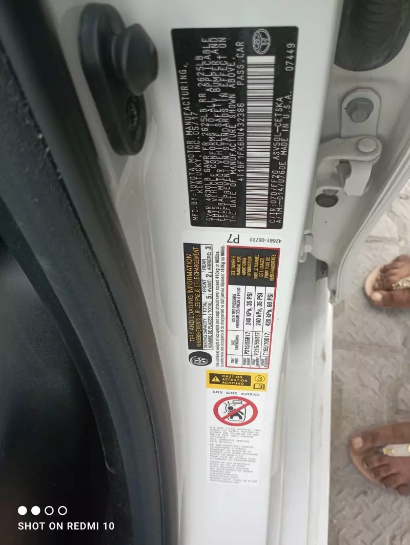 Toyota Camry   - 2017